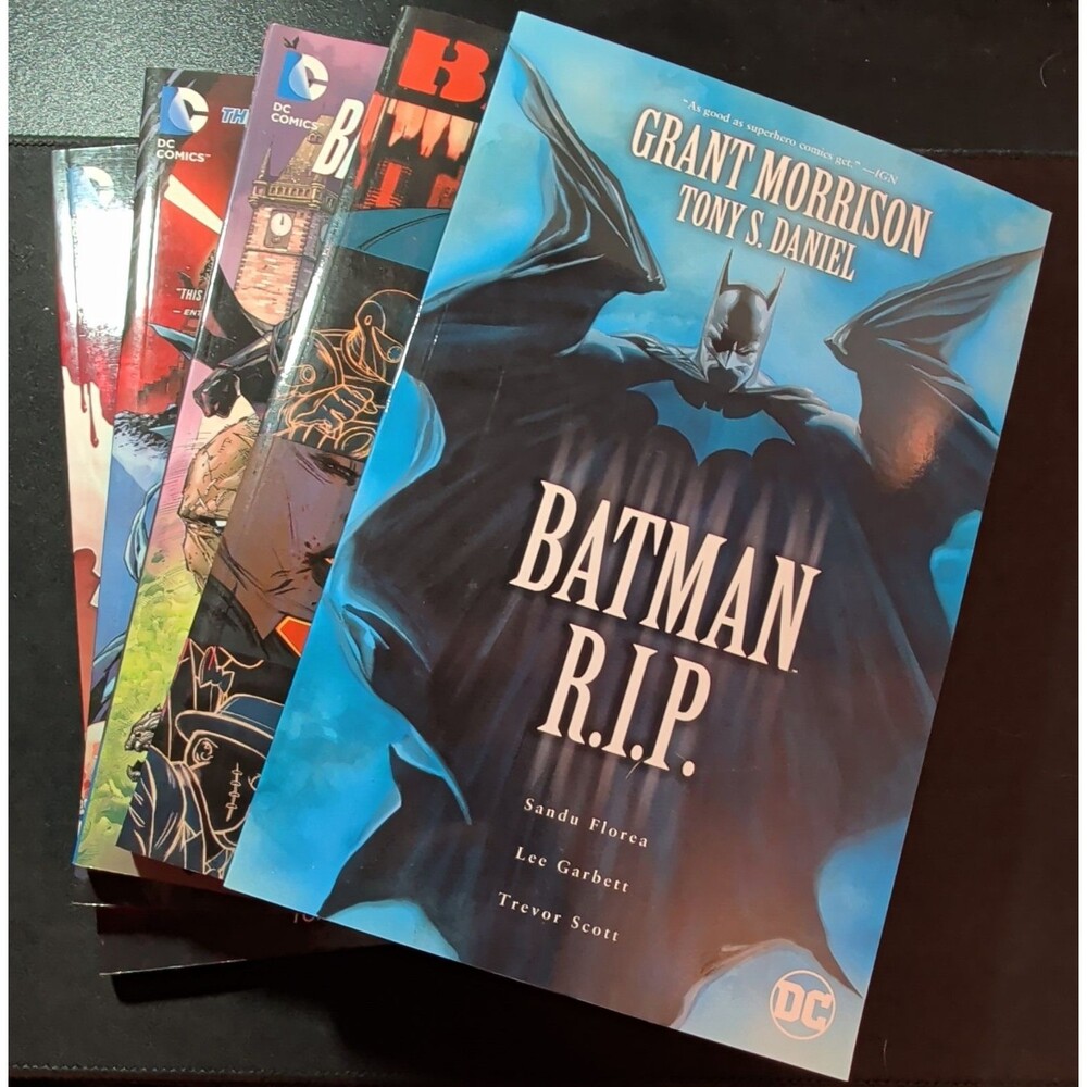 DC Comics Batman Lot:  R.I.P., Detective Comics Vol 1-2, Wargames, Eternal